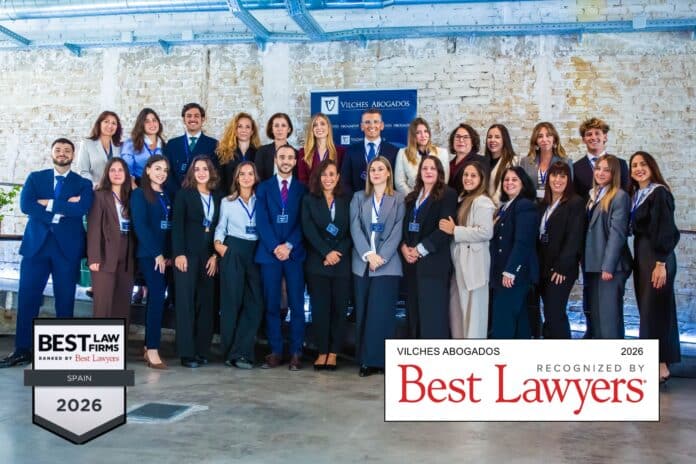 Vilches Abogados, reconocido como uno de los mejores bufetes por cuarto año consecutivo por 'Best Lawyers'