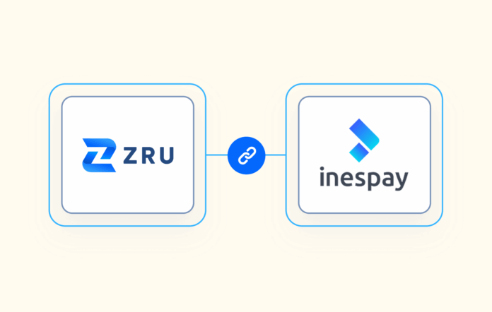 Zru integra Transferencia Online de Inespay para facilitar a los comercios recibir pagos mediante transferencias bancarias instantáneas