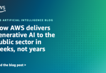 AWS: Cómo La Inteligencia Artificial Generativa Llega al Sector Público en Semanas, No en Años How AWS delivers generative AI to the public sector in weeks, not years