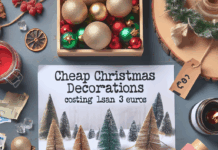 Adornos Navideños por Menos de 3 Euros: Decoración Económica y Creativa cuesta menos de 3 euros y es ideal para decorar en Navidad