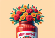 Bote de Tomate de Mercadona: Un Jarrón de Flores Ideal para tu Baño Este bote de tomate de Mercadona es ideal para transformarlo en un jarrón de flores para el baño