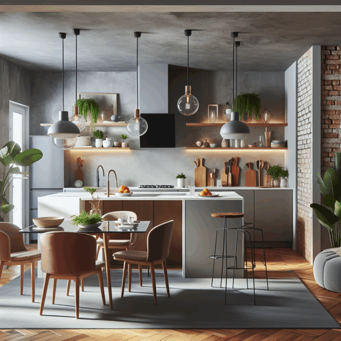 Cocinas Abiertas: Derribando Paredes para Aumentar Luz y Espacio en Cocinas abiertas: tirar paredes para ganar luz y amplitud en pisos pequeños