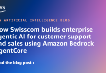 Cómo Swisscom Desarrolla AI Empresarial Agente para Soporte al Cliente y Ventas Usando Amazon Bedrock AgentCore How Swisscom builds enterprise agentic AI for customer support and sales using Amazon Bedrock AgentCore