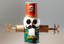 Crea un Espectacular Cascanueces con Bote de Pringles y Rollos de Papel Higiénico Cómo hacer un cascanueces con un bote de Pringles y rollos de papel higiénico: el resultado es espectacular