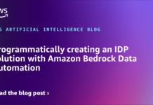 Creación Programática de una Solución IDP con Automatización de Datos en Amazon Bedrock Programmatically creating an IDP solution with Amazon Bedrock Data Automation