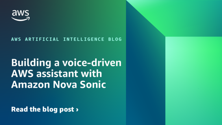 Building a voice-driven AWS assistant with Amazon Nova Sonic