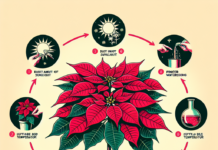 Cuidado de la Flor de Pascua para que Dure Todo el Año "Haz esto en la flor de Pascua para que se mantenga sana y dure de un año para otro"