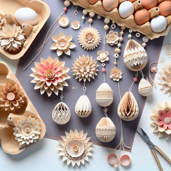 Decoración Creativa: Maravillas Hechas con Cartones de Huevos La decoración de reciclaje que puedes hacer con cartones de huevos y que queda mejor de lo que parece