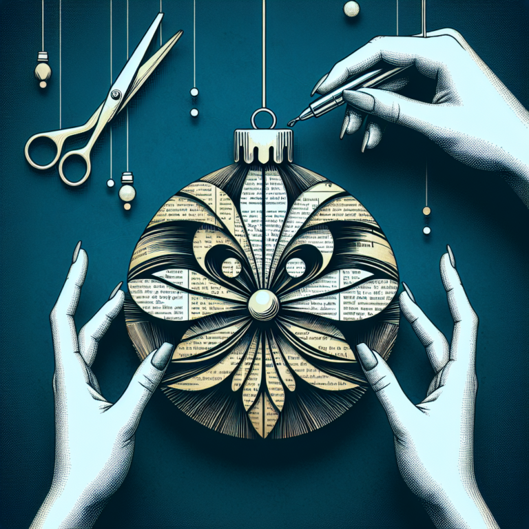 No lo sabía, pero con hojas de periódico o libros viejos, podemos hacer esta preciosa decoración en tendencia esta Navidad