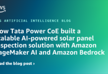 Desarrollo de una Solución Escalable de Inspección de Paneles Solares Impulsada por IA: El Caso de Tata Power CoE con Amazon SageMaker y Amazon Bedrock How Tata Power CoE built a scalable AI-powered solar panel inspection solution with Amazon SageMaker AI and Amazon Bedrock