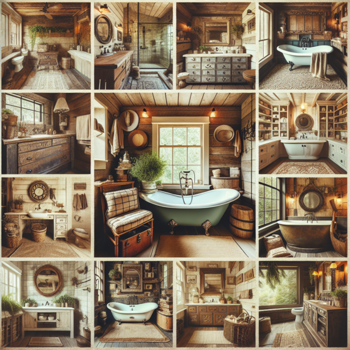 Descubre 24 Encantadores Baños Rústicos en Fotografías Fotos de baños rústicos: ideas con encanto fascinantes para inspirarte