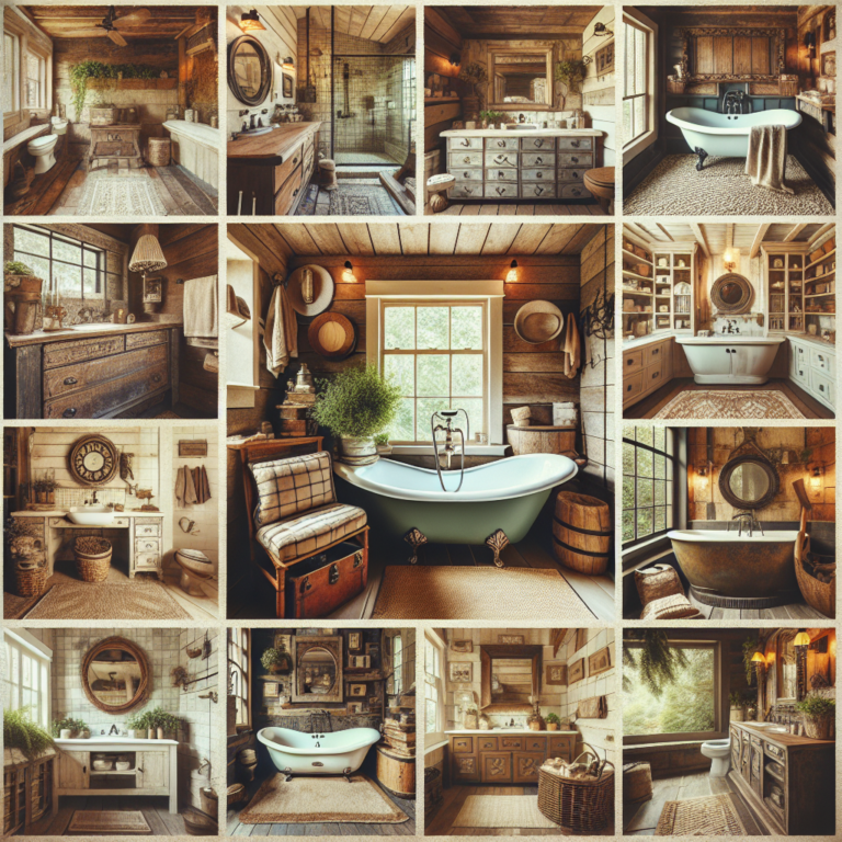 Fotos de baños rústicos: ideas con encanto fascinantes para inspirarte