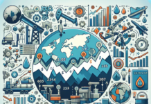 Disminución de Importaciones de Petróleo en 2025: Un Análisis Pipes system for crude oils in front of refinery at sunset.