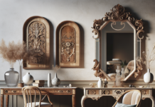 El Arte de Rescatar Muebles Vintage para Realzar Tu Casa Moderna Decoración con mueble vintage en ambiente moderno