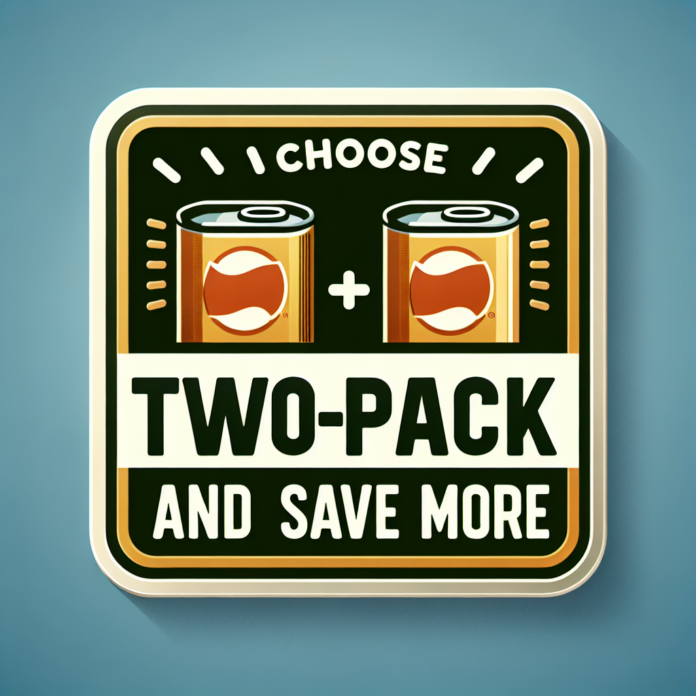 el pack de dos cuesta menos