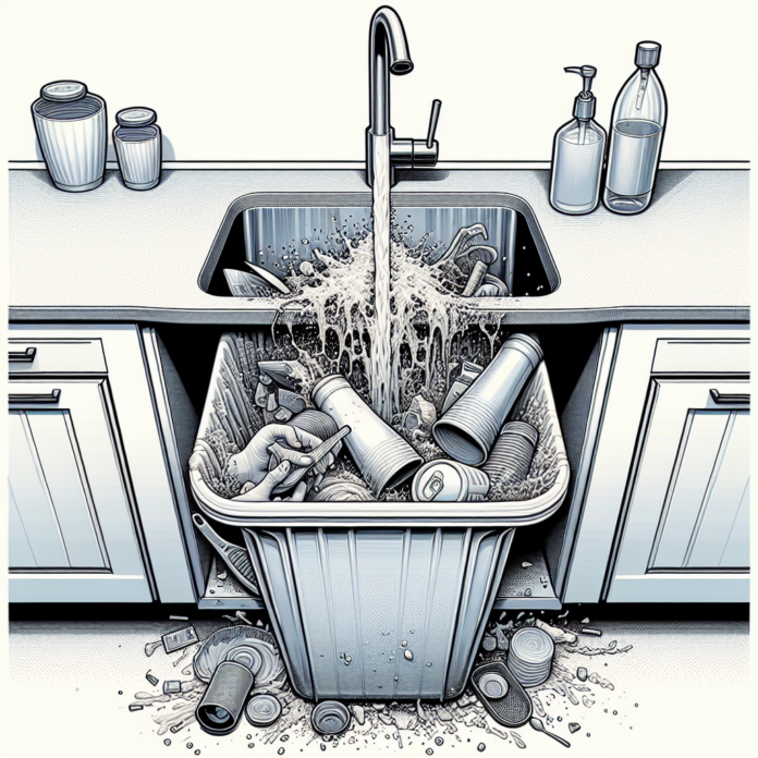 "El primer gran error es poner el cubo de basura debajo del fregadero"