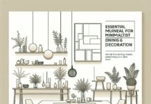 Guía Esencial para Decorar Comedores Minimalistas: Ideas y Consejos Prácticos Comedor minimalista decorado