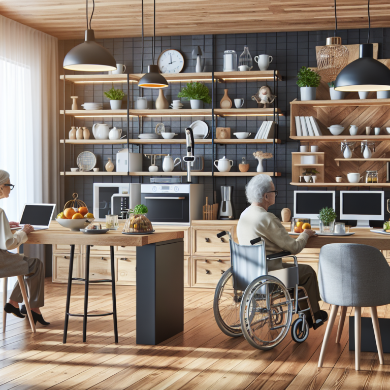 "En cocinas para mayores de 60 es imprescindible una buena iluminación y que el mobiliario se ajuste en altura"