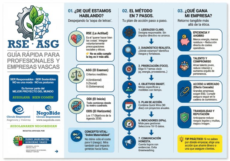 NegoBide impulsa la Responsabilidad Social de Microempresas y PYMES en Euskadi: 'Auzolanaren Negobidean'