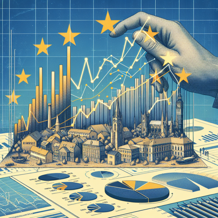 Instantánea de las Economías de la UE: Nuevas Estadísticas Experimentales Colourful wooden squares piles on top of each-other.