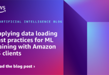Mejores Prácticas de Carga de Datos para el Entrenamiento de ML con Clientes de Amazon S3 Applying data loading best practices for ML training with Amazon S3 clients