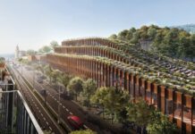 Metalcorten: El Acero Corten que Configura la Arquitectura del Futuro Gastronómico en el Edificio GOe Metalcorten en la fachada del Edificio GOe: el acero corten que define la arquitectura del futuro gastronómico