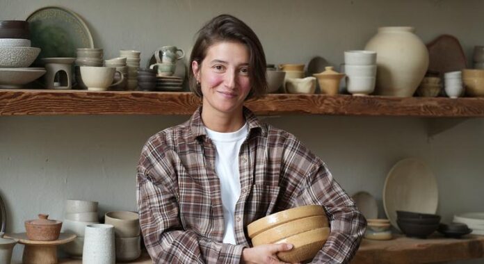 Moldando Esperanza: La Artista Tártara de Crimea y Su Camino Una artista tártara de Crimea moldea un nuevo camino a través del barro en una Ucrania en guerra