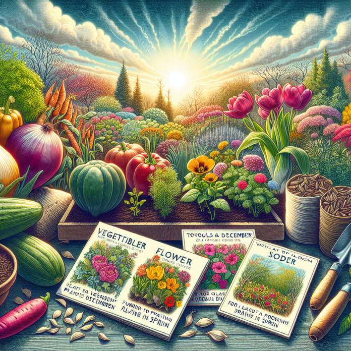 Plantas para un Jardín Colorido en Primavera: Qué Sembrar en Qué plantar en el jardín en diciembre si quieres tener un jardín lleno de color en primavera