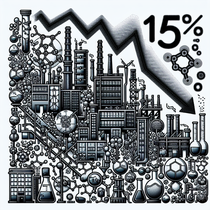 Producción Química en la UE: Una Caída del 15% en Barrels of chemicals.