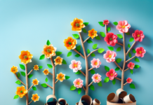 Recicla Tubos de Papel Higiénico y Crea Macetas de Flores No los tires, recicla los tubos de papel higiénico y conviértelos en una pequeña maceta de flores