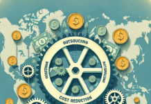 Reducción de Costos: El Principal Motor del Outsourcing Two people in suits shaking hands over the table.