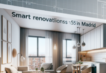 Reformas Inteligentes para un Piso de 55m2 en Madrid: Distribución y Decoración Eficientes Reforma de piso pequeño en Madrid