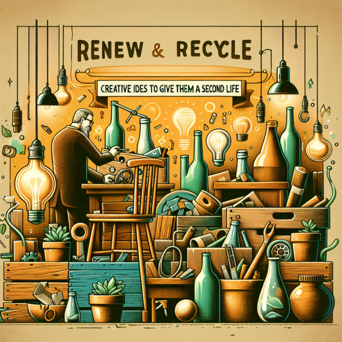 Renueva y Recicla: Ideas Creativas para Darles una Segunda Vida ideas creativas para reciclarlos con una segunda vida