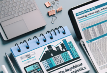 Reserva la fecha: Webinar sobre estadísticas de vivienda – Artículos de noticias A person taking note while watching a live stream on his PC.