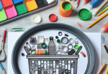 Transforma Tu Tapa de Plástico en un Organizador Práctico para el Hogar Este proyecto DIY transforma la tapa de un envase de plástico en un organizador muy práctico para casa