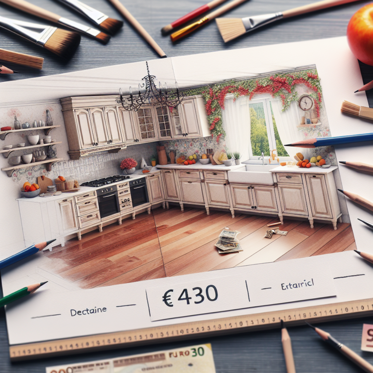 se ha transformado sin obras en una cocina llena de encanto por 430 euros