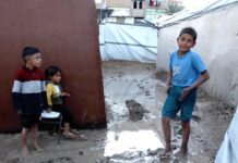 Un Nuevo Temporal Devasta Las Tiendas de los Desplazados en Gaza Un nuevo temporal vuelve a inundar las tiendas de los desplazados en Gaza