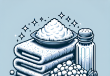 Un Puñado de Sal Gruesa para Toallas Suaves y Acolchadas "Añade en la lavadora un puñado de sal gruesa para que tus toallas queden así de suavecitas y acolchadas"