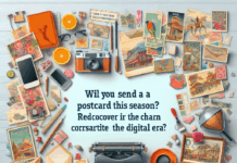 ¿Enviarás una postal esta temporada? Redescubre el encanto de la correspondencia en la era digital. A person holding a postcard.