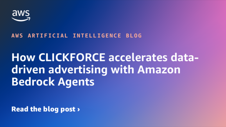 How CLICKFORCE accelerates data-driven advertising with Amazon Bedrock Agents