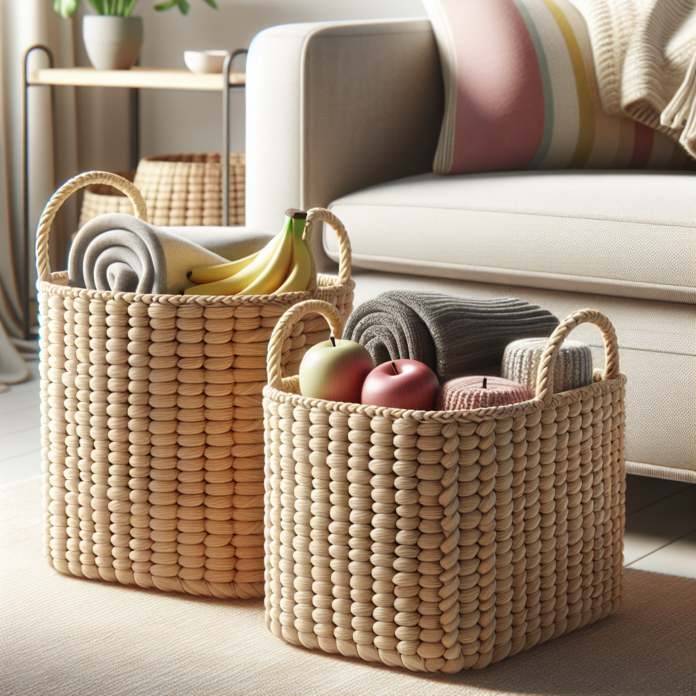 Cestas Flexibles y Bonitas en Lidl: Perfectas para Organizar las Ya en Lidl las cestas flexibles y bonitas ideales para guardar las mantas del sofá