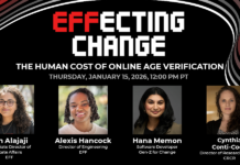 El Costo Humano de la Verificación Online de Edad EFFecting Change: The Human Cost of Online Age Verification