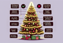 Errores Comunes al Decorar el Árbol de Navidad y Cómo Evitarlos Decoración árbol de Navidad