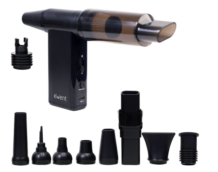 Ewent Amplía Su Catálogo con los Nuevos Turbo Jet EW5681 Ewent amplía su catálogo con los nuevos Turbo Jet EW5681 y EW5682, soluciones multifunción para limpieza, inflado y vacío