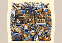 Explorando los Viajes Turísticos de los Europeos: Novedades y Tendencias A women wearing and a backpack looking at a city from a viewpoint.