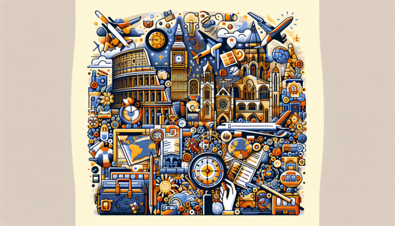 A women wearing and a backpack looking at a city from a viewpoint.