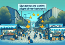 Explorando oportunidades: La educación y formación en la UE se adaptan a las nuevas demandas del mercado laboral Children with hands in the air.