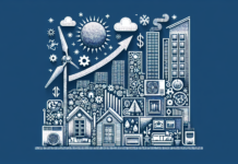 Incremento Moderado en Energías Renovables de Calefacción y Refrigeración en 2024 A solar panel, 2 adults and a child.