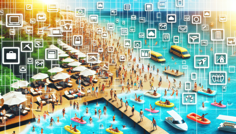 A person using a tablet to book a room through an online platform.