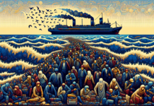 Incremento histórico en las solicitudes de asilo durante octubre de 2025: países en crisis buscan refugio Feet of a group of people.